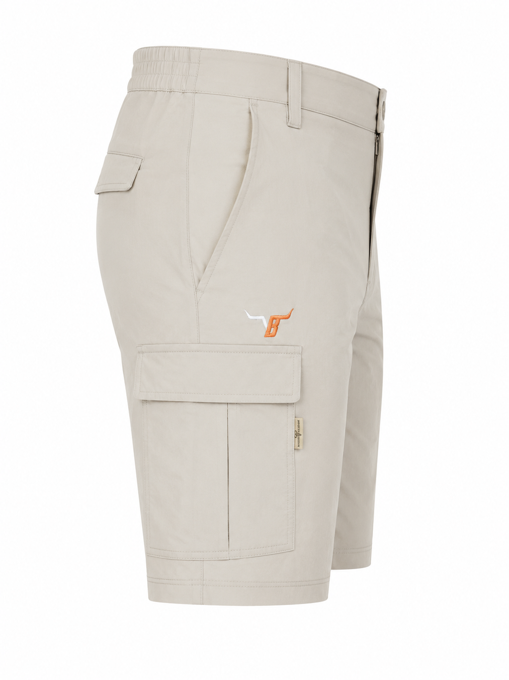 Fitness Kortbroek Stone