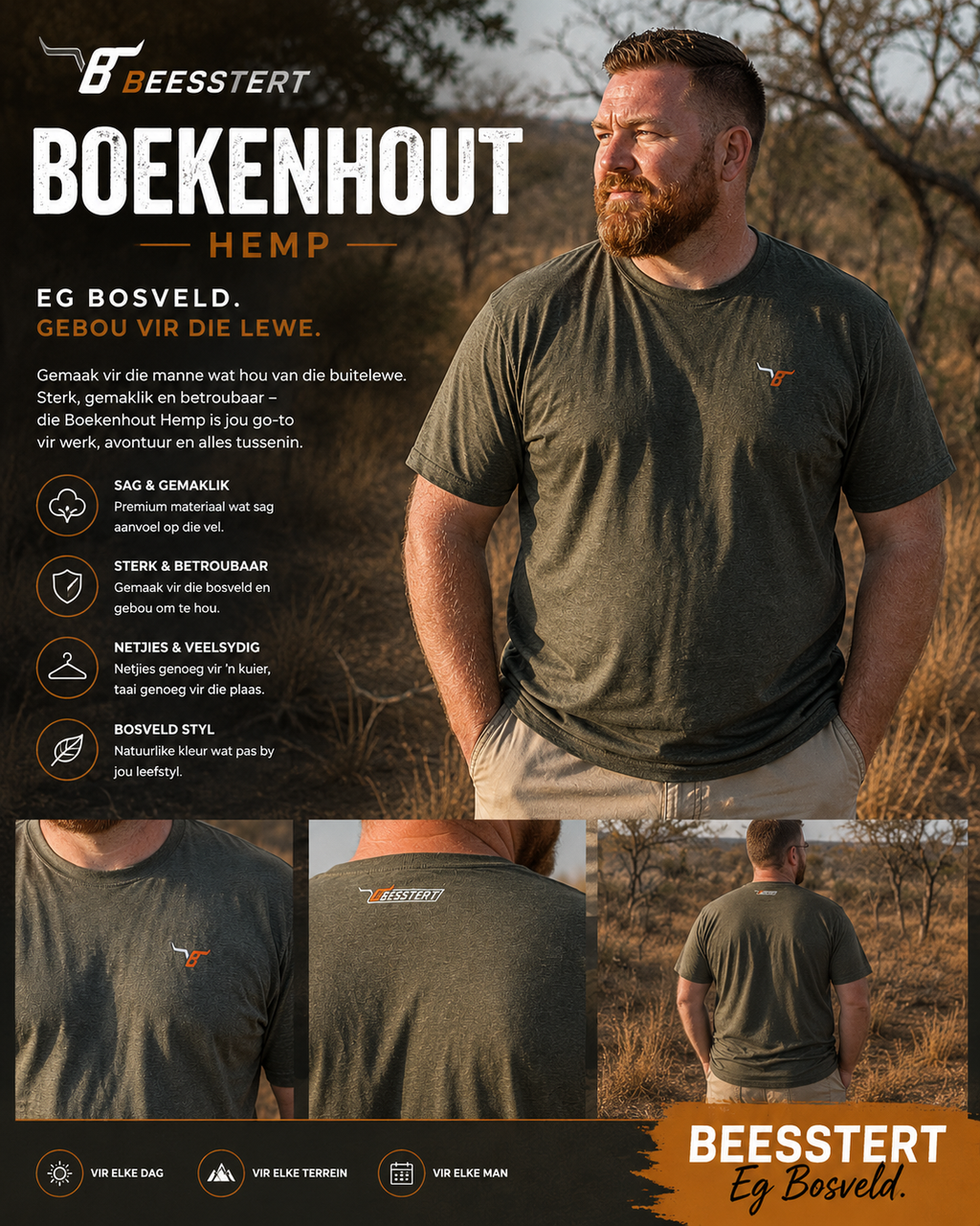 Boekenhout T-hemp