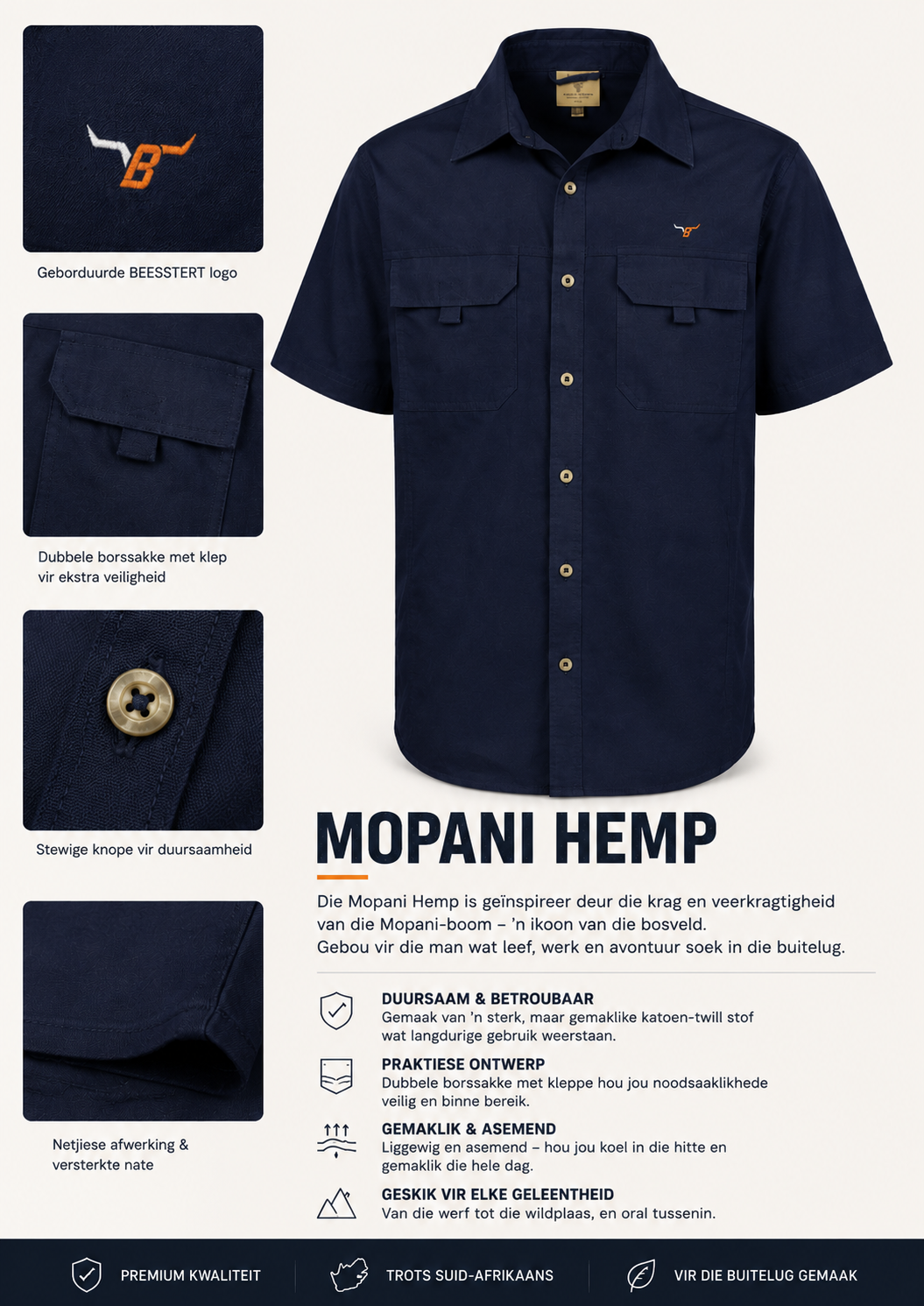 Mopani - Knopies Hemp